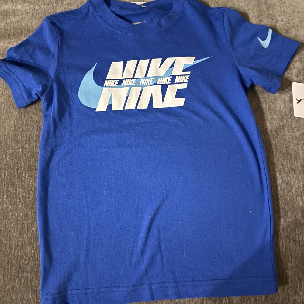 Nike Kids Short Sleeve Blue Tee